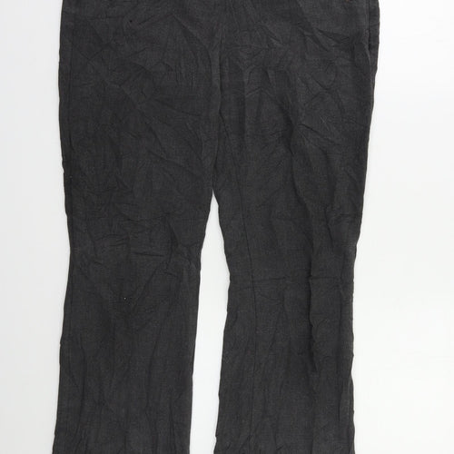 Per Una Womens Grey   Trousers  Size 12 L28 in