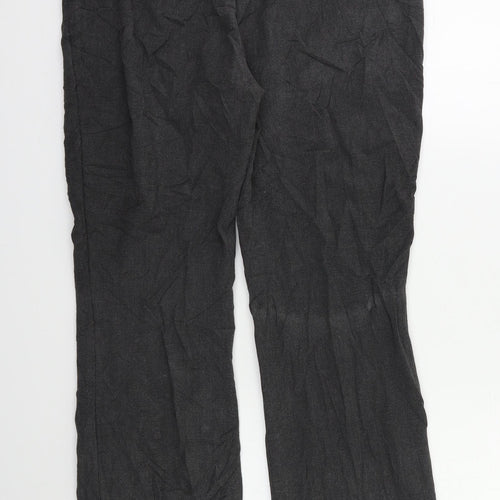 Per Una Womens Grey   Trousers  Size 12 L28 in