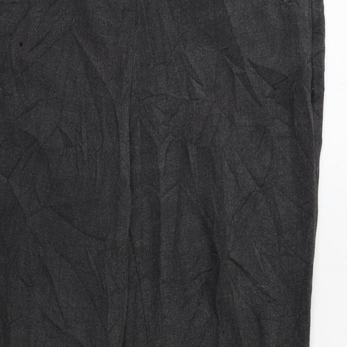 Per Una Womens Grey   Trousers  Size 12 L28 in