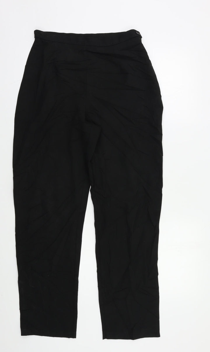 BHS Womens Black   Dress Pants Trousers Size S L25 in