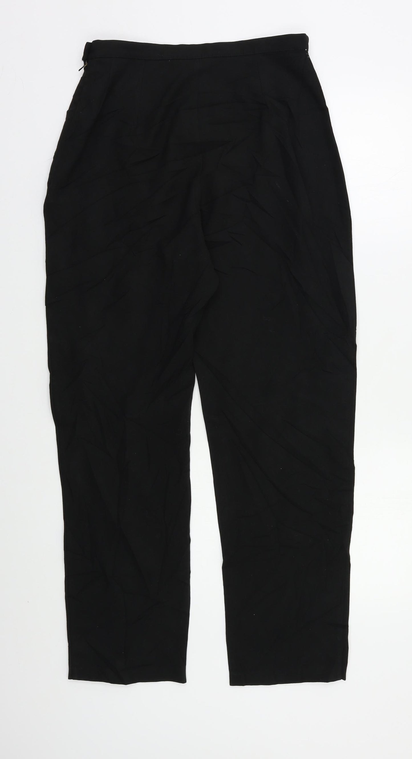 BHS Womens Black   Dress Pants Trousers Size S L25 in