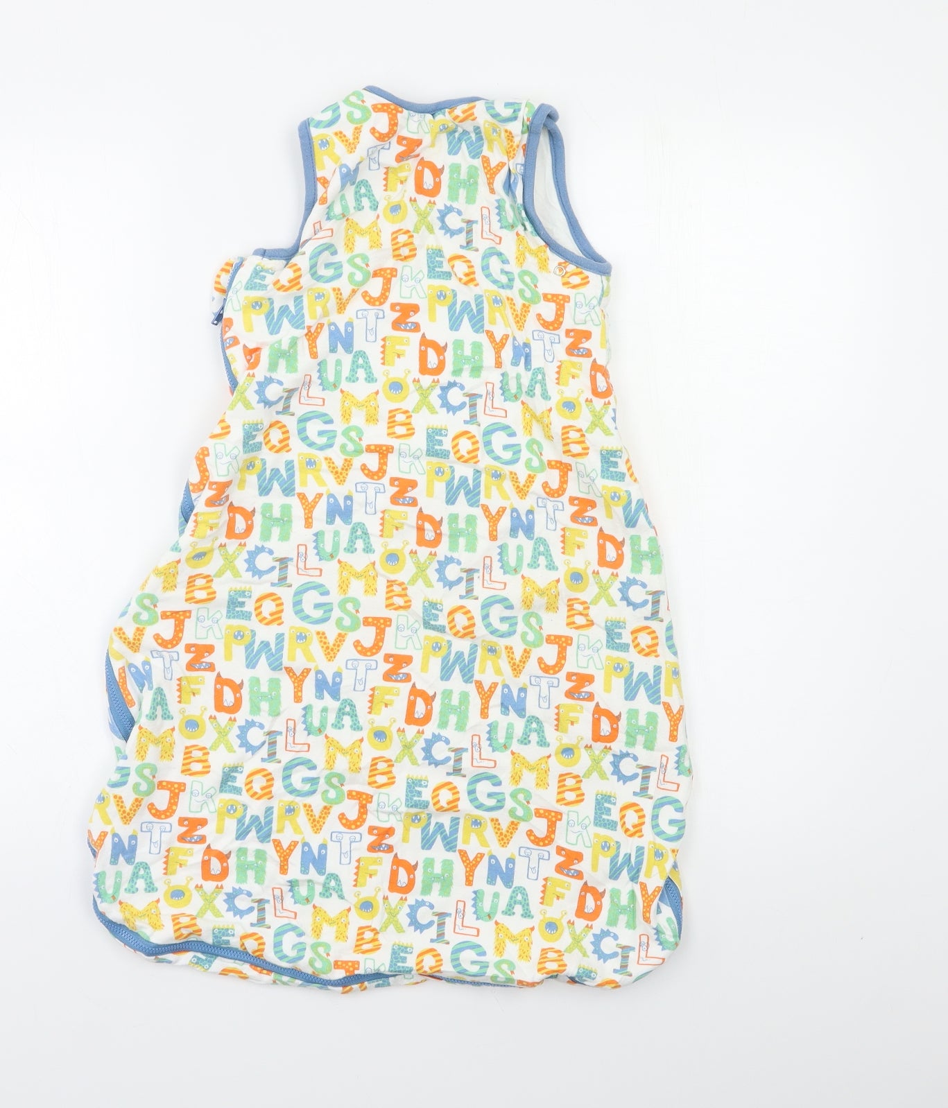 Lily & Dan Baby White Geometric  Babygrow One-Piece Size 3-6 Months