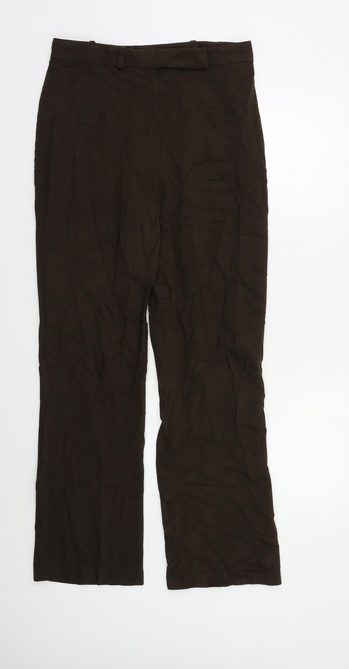 Bonmarché Womens Brown   Trousers  Size 14 L29 in