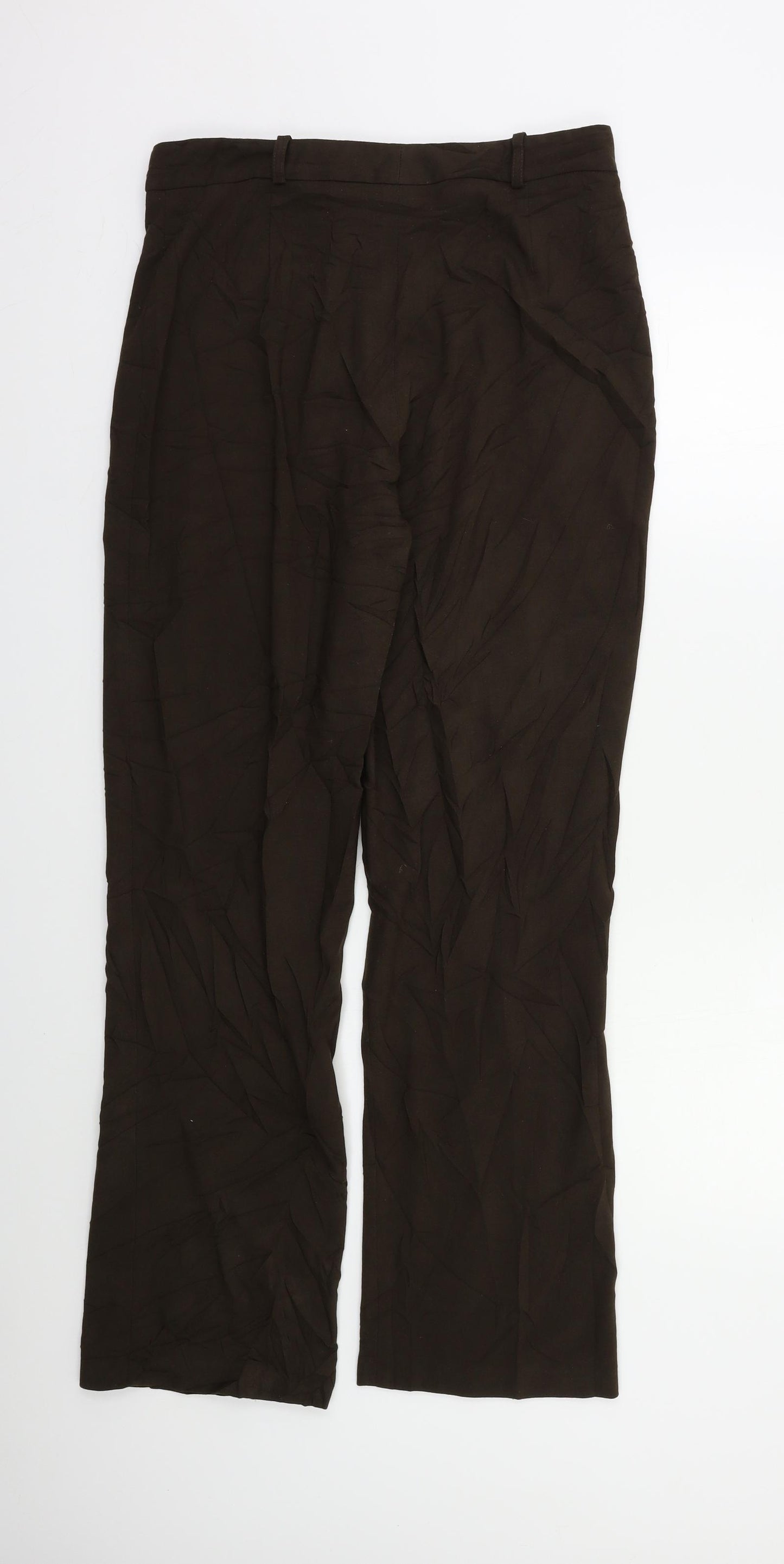 Bonmarché Womens Brown   Trousers  Size 14 L29 in