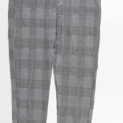 Preworn Womens Grey Check  Trousers  Size S L27 in