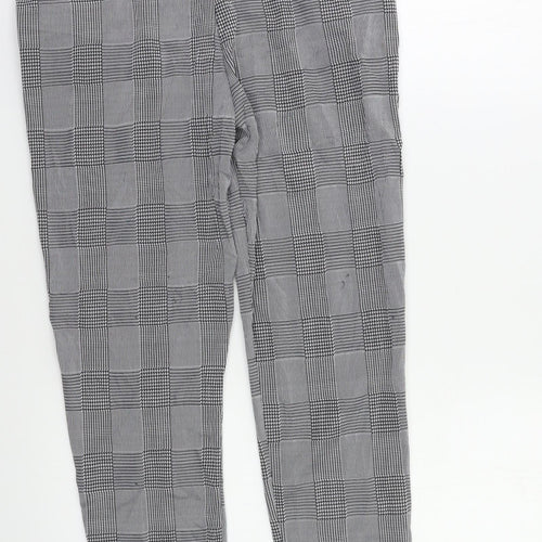 Preworn Womens Grey Check  Trousers  Size S L27 in