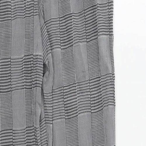 Preworn Womens Grey Check  Trousers  Size S L27 in