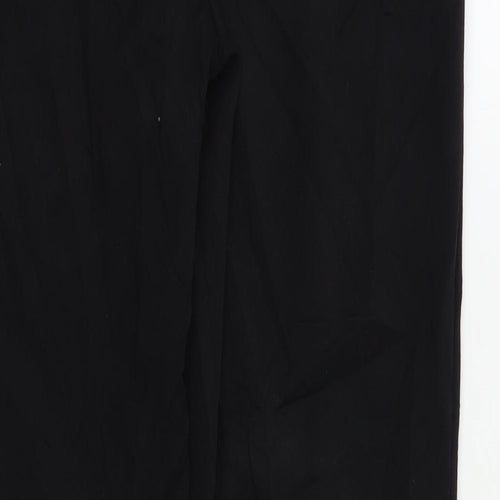 M&S Womens Black   Trousers  Size 12 L28 in
