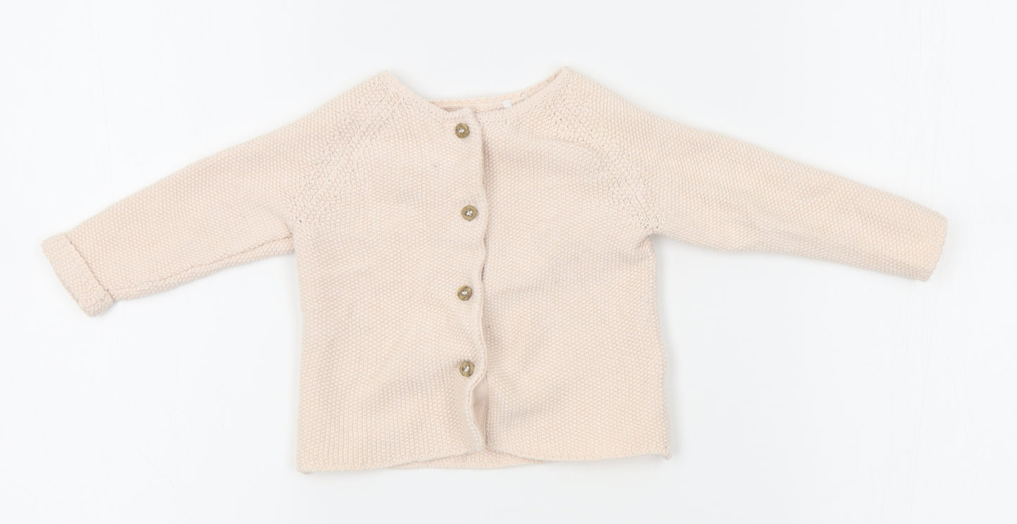 Mini Club Girls Pink   Cardigan Jumper Size 3-6 Months