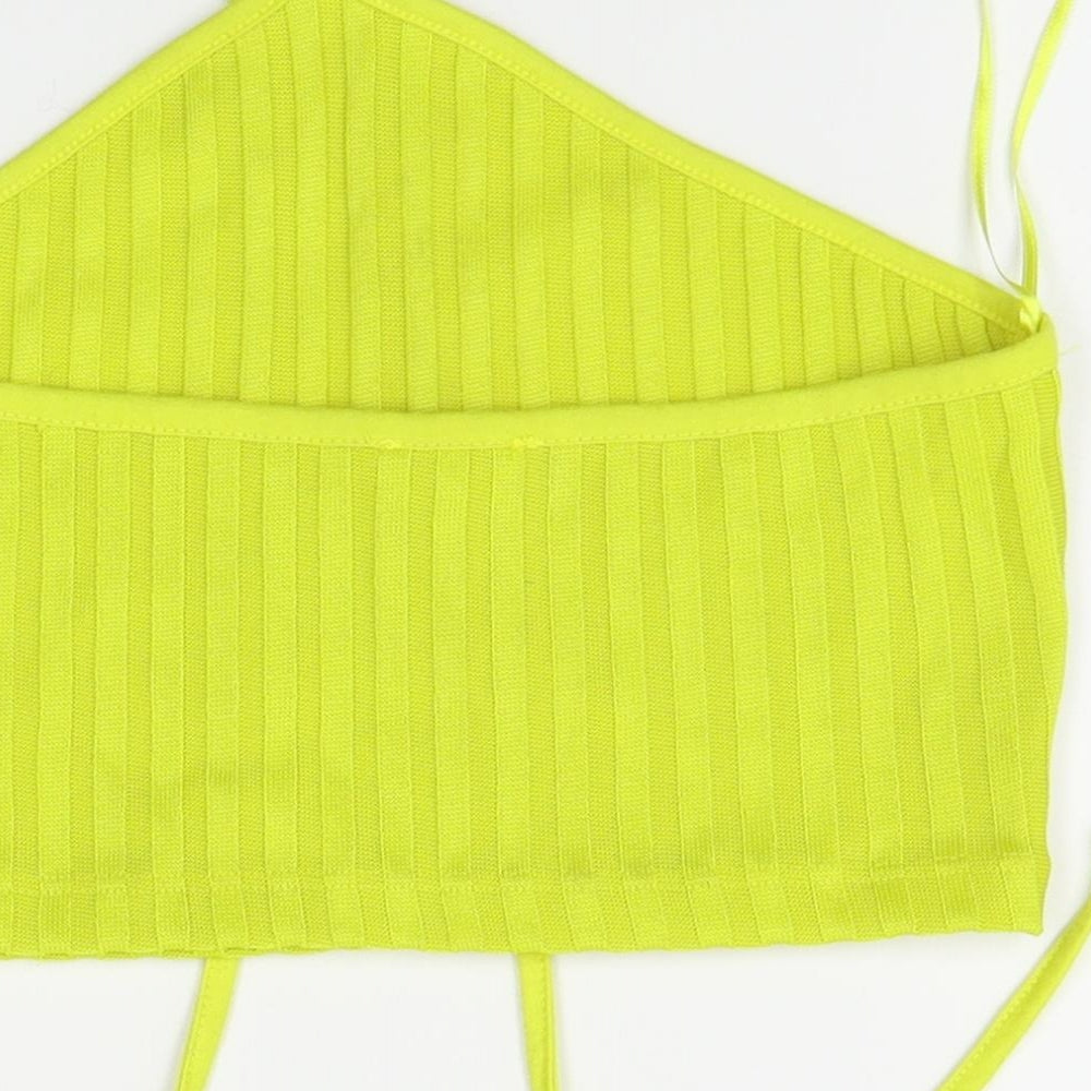 River Island Womens Green   Cropped Tank Size 8