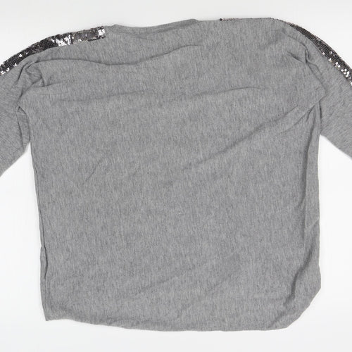 Season Womens Grey   Basic T-Shirt Size S