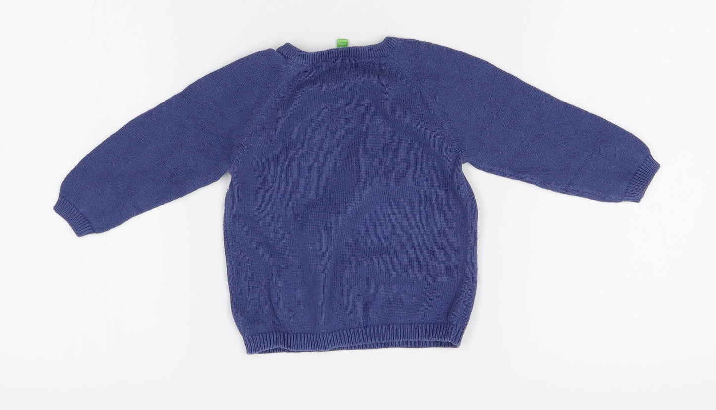John Lewis Baby Blue   Pullover Jumper Size 6-9 Months