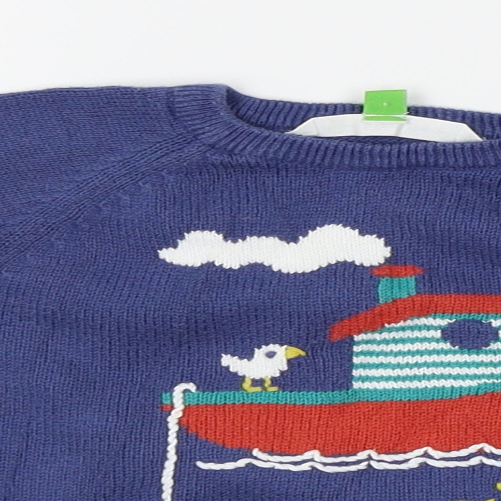 John Lewis Baby Blue   Pullover Jumper Size 6-9 Months