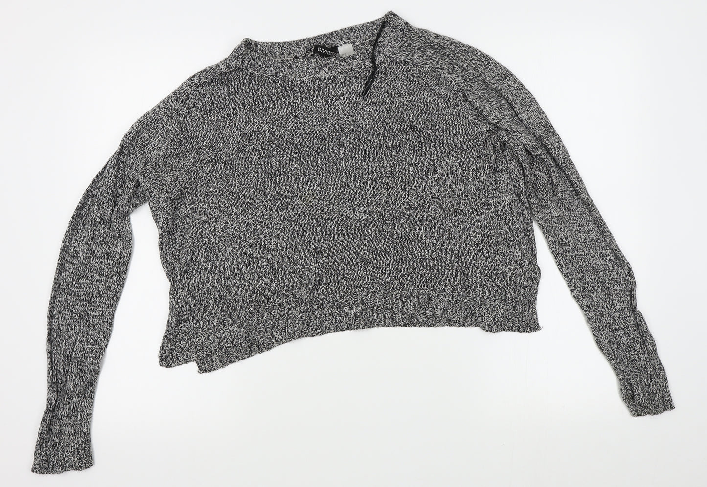 H&M Womens Grey   Pullover Jumper Size M