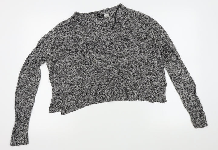 H&M Womens Grey   Pullover Jumper Size M