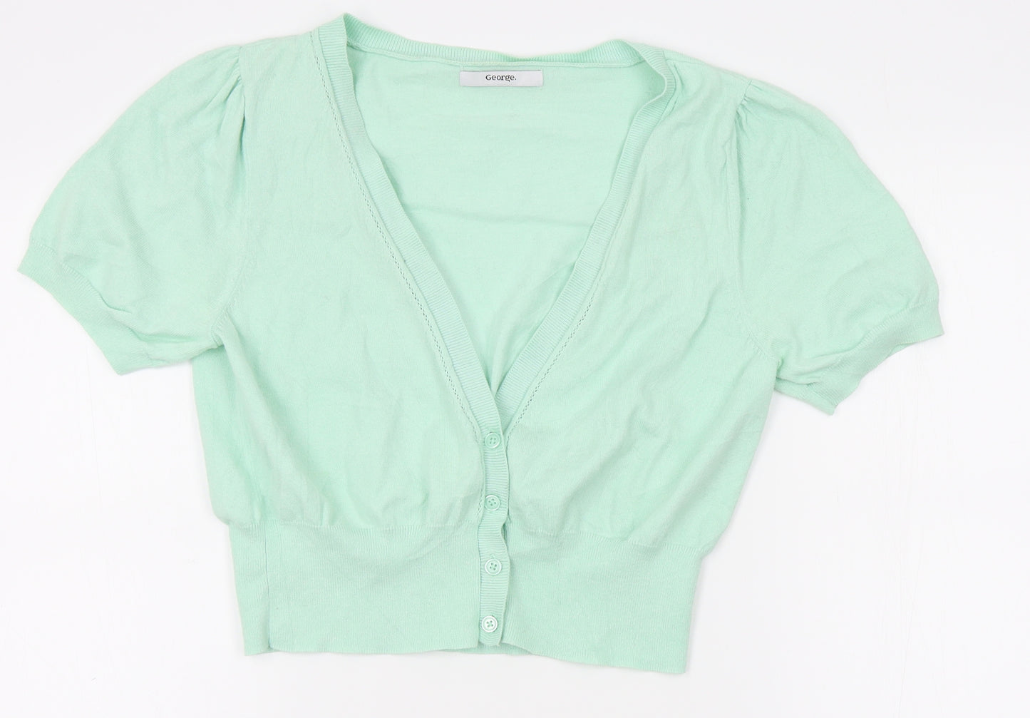 George Womens Green   Cardigan Jumper Size 12