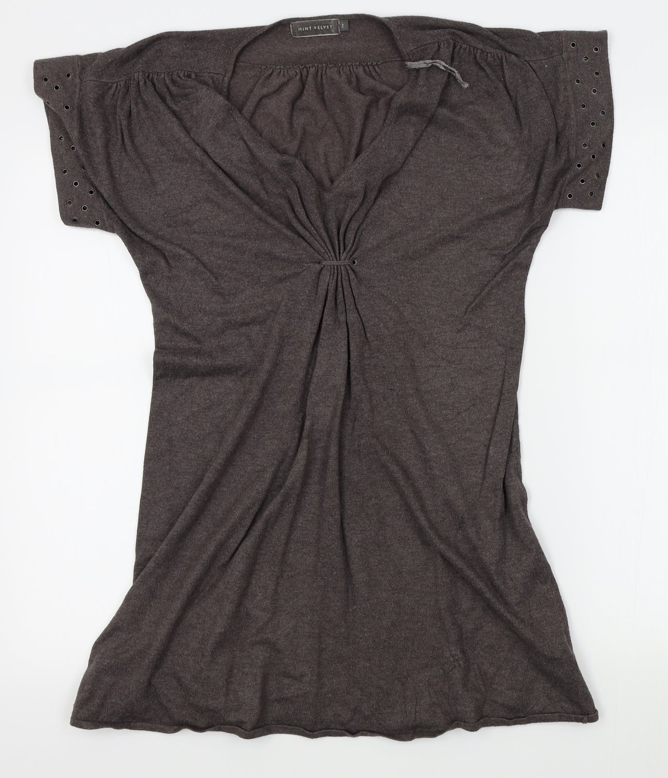 Mint Velvet Womens Grey   Tunic Blouse Size 12