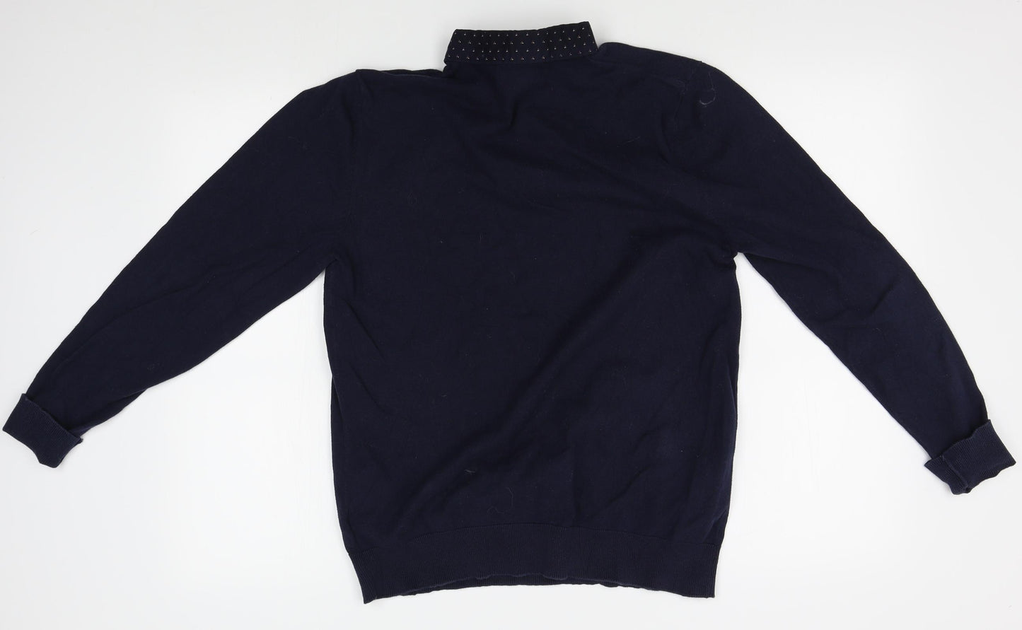 NEXT Mens Blue   Pullover Jumper Size M