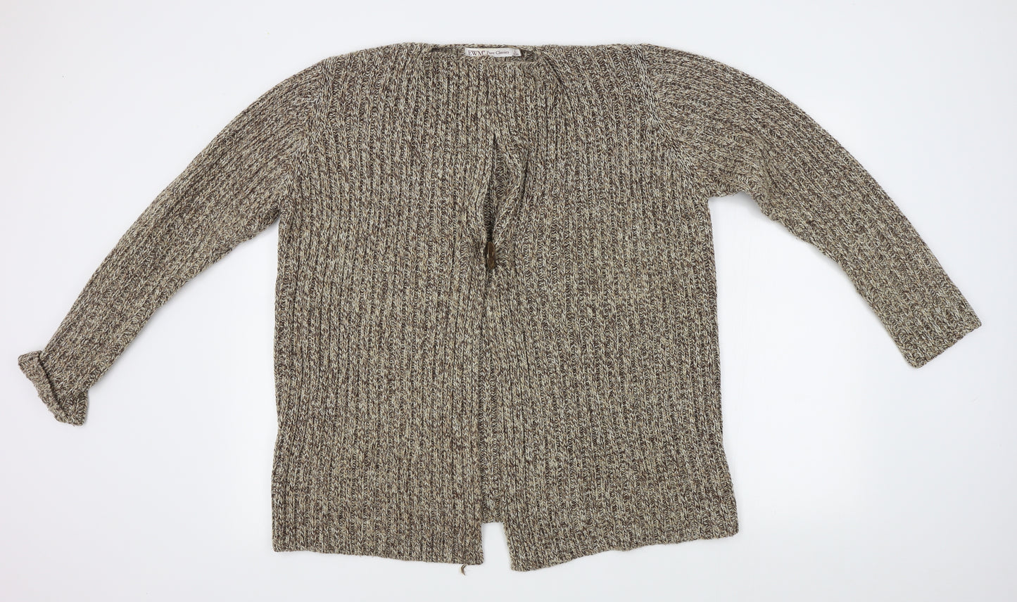 EWM Womens Brown   Cardigan Jumper Size L  - 18-20 size