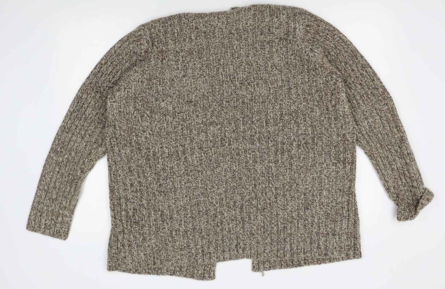 EWM Womens Brown   Cardigan Jumper Size L  - 18-20 size