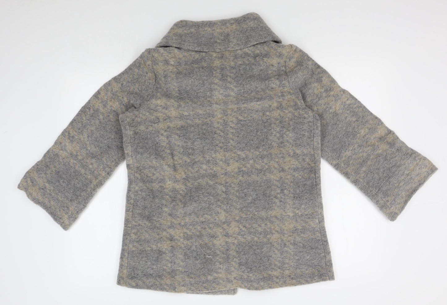 Paul Costelloe Womens Grey   Overcoat Coat Size 12