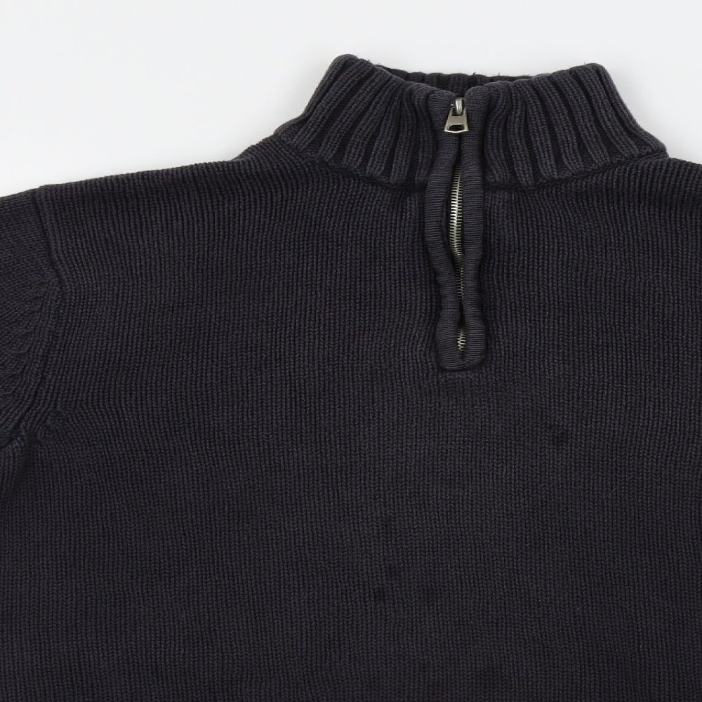 Charles Wilson Mens Grey   Pullover Jumper Size L  - wood cutting