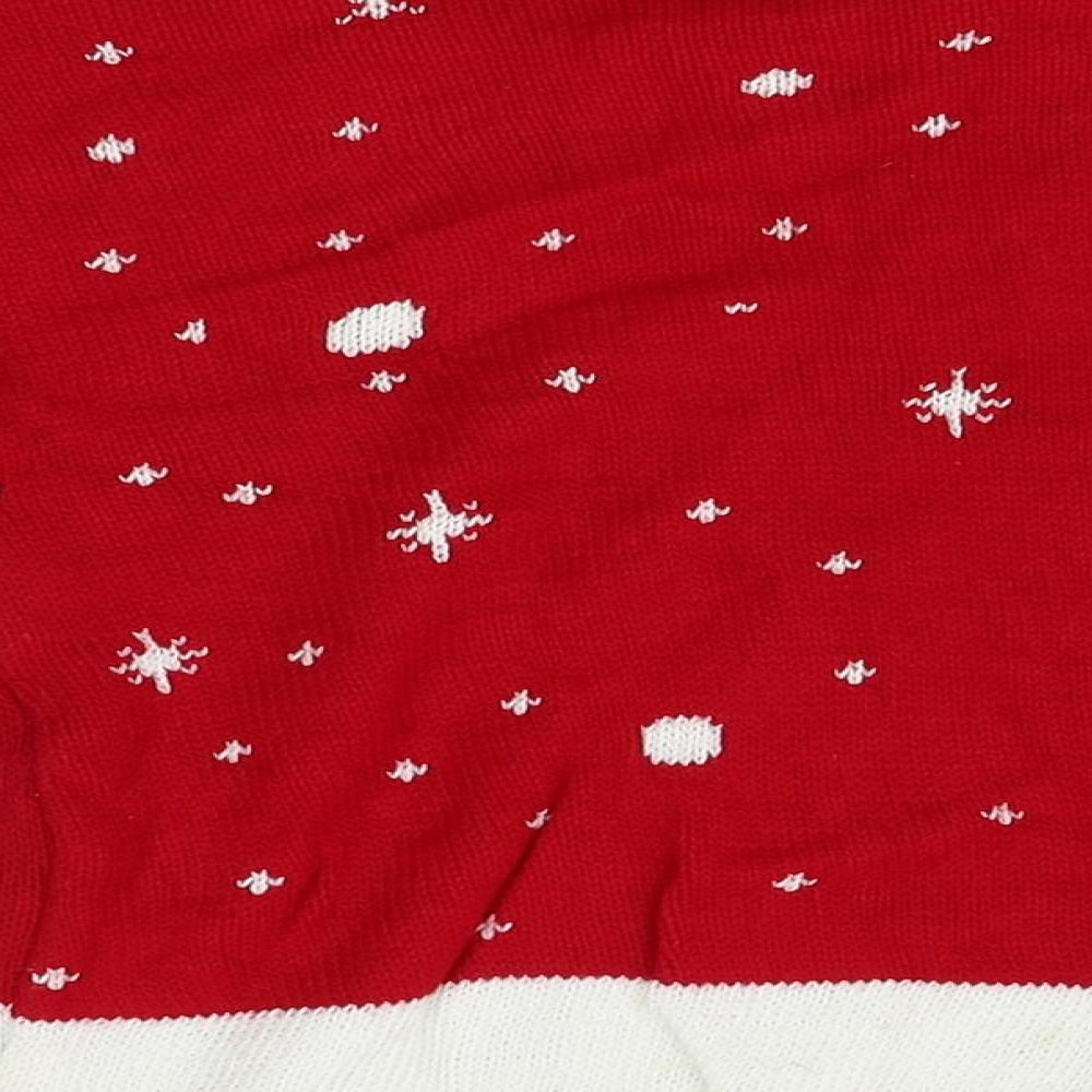 PINK Girls Red   Pullover Jumper Size 3-4 Years  - minions, christmas