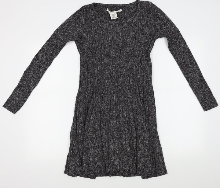 Max Studio Womens Grey Jumper Dress Size S