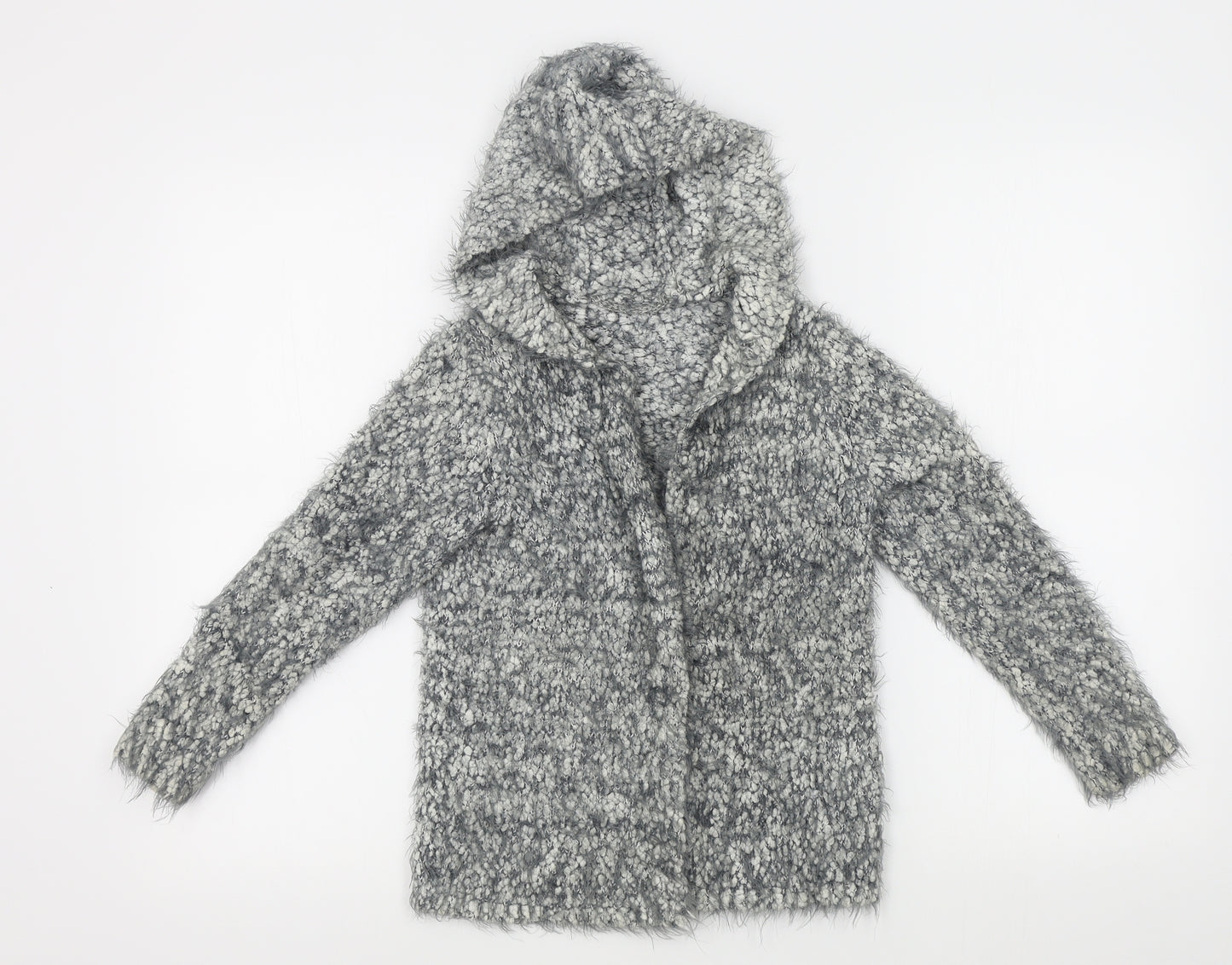 Nutmeg Girls Grey   Cardigan Jumper Size 9-10 Years
