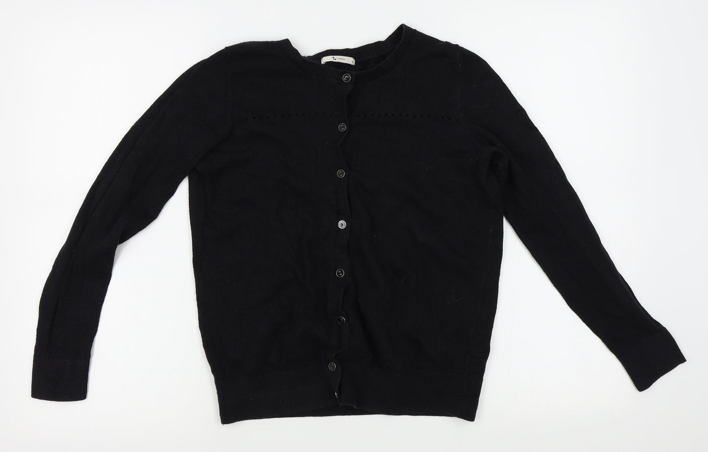 TU Womens Black   Cardigan Jumper Size 12