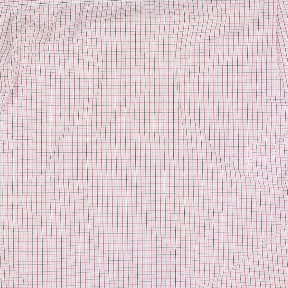 Bosideng Mens Pink Check   Button-Up Size XL