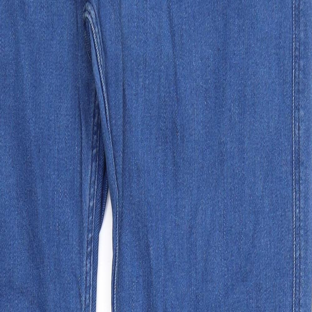 Zara Mens Blue  Denim Straight Jeans Size 32 L32 in