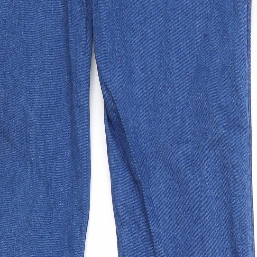 Zara Mens Blue  Denim Straight Jeans Size 32 L32 in