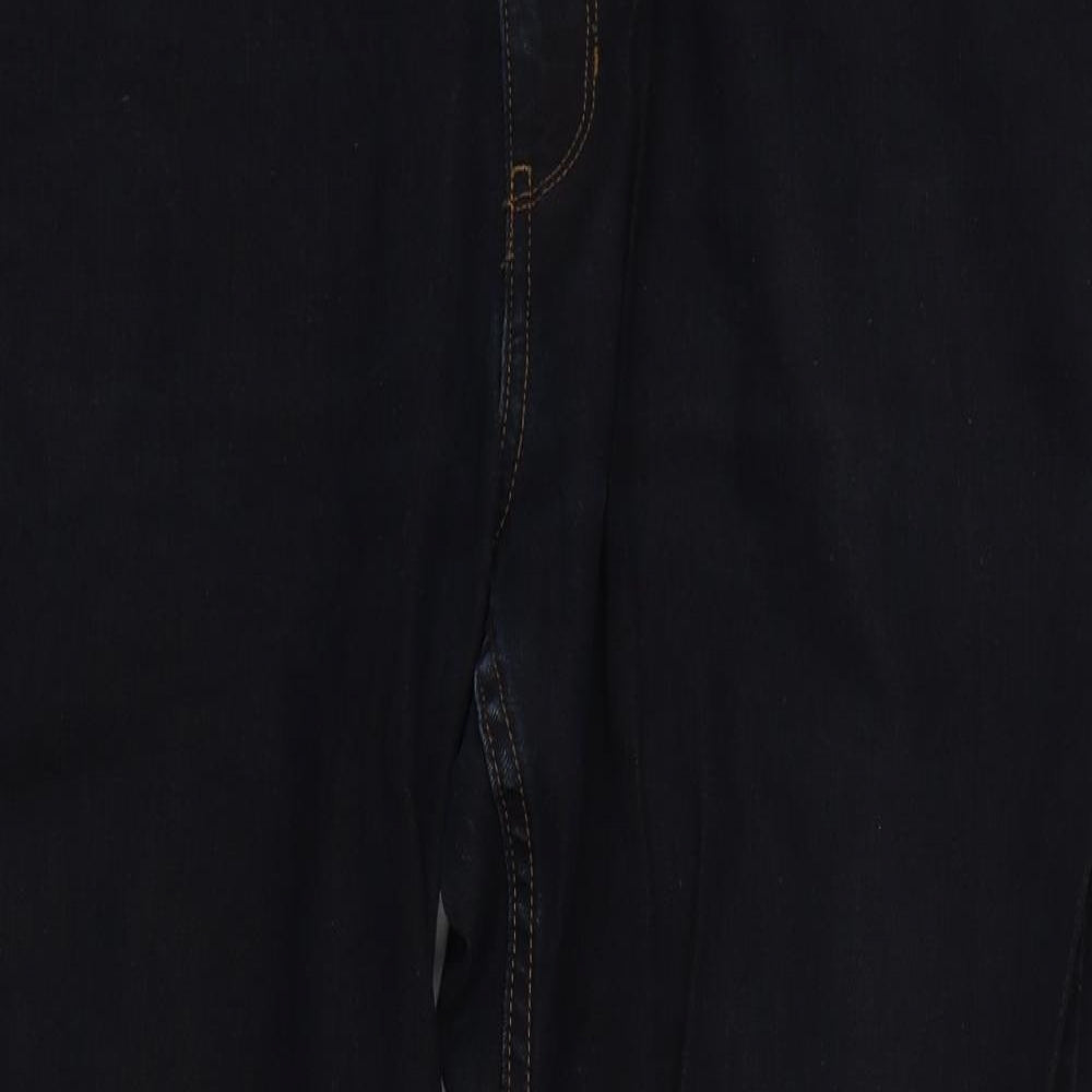 Marks & Spencer Mens Black  Denim Straight Jeans Size 42 L29 in