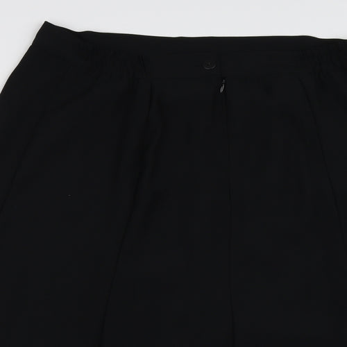 ELVI Womens Black   A-Line Skirt Size 34 in