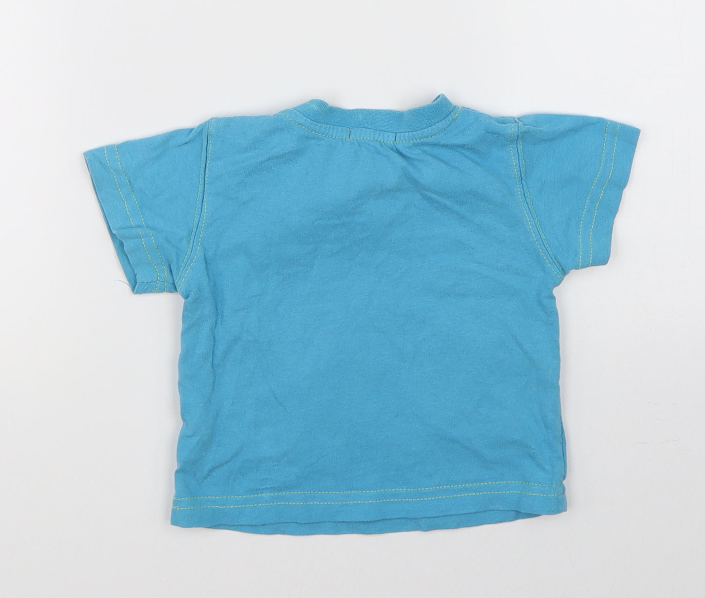Pumpkin Patch Boys Blue   Basic T-Shirt Size 3-6 Months