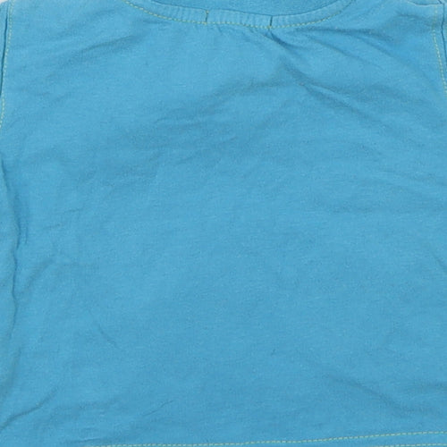 Pumpkin Patch Boys Blue   Basic T-Shirt Size 3-6 Months