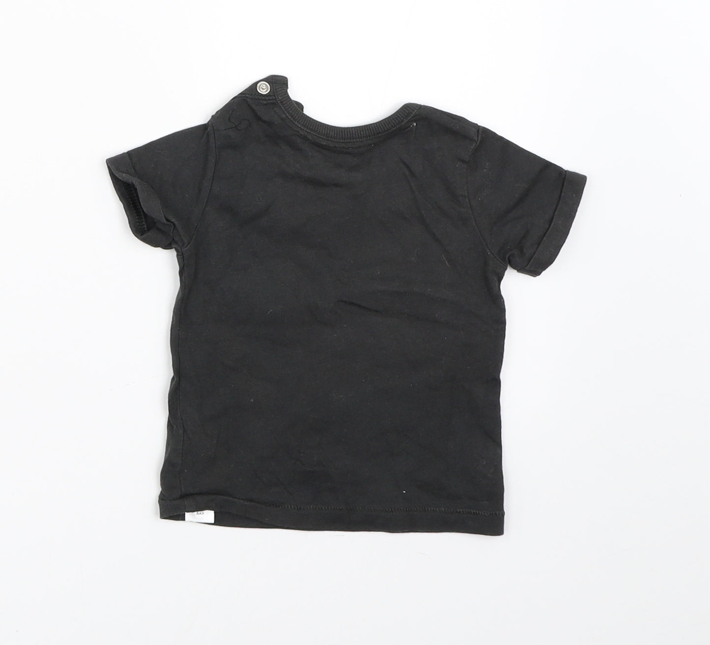George Boys Black   Basic T-Shirt Size 3-6 Months  - disney dumbo