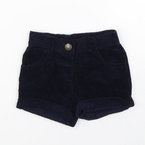 Early Days Baby Blue  Corduroy Cropped Jeans Size 3-6 Months