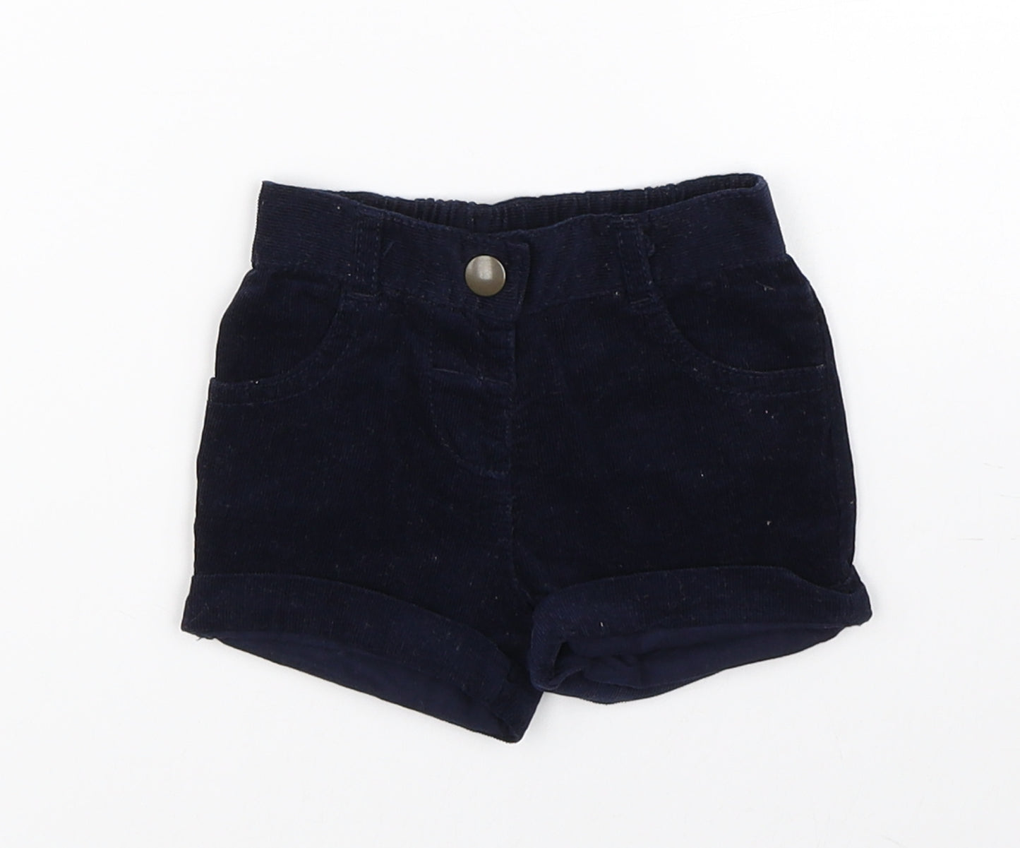 Early Days Baby Blue  Corduroy Cropped Jeans Size 3-6 Months