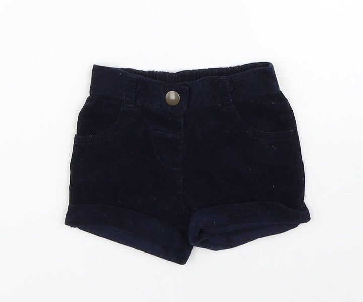 Early Days Baby Blue  Corduroy Cropped Jeans Size 3-6 Months
