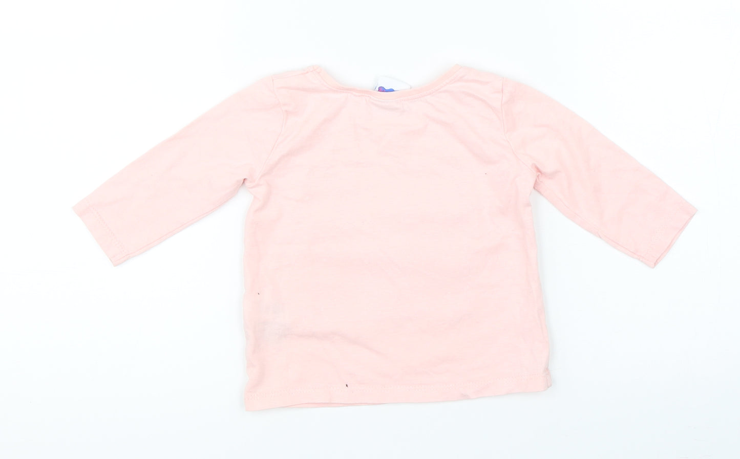 Peppa Pige Girls Pink   Basic T-Shirt Size 3-6 Months  - Peppa Pige
