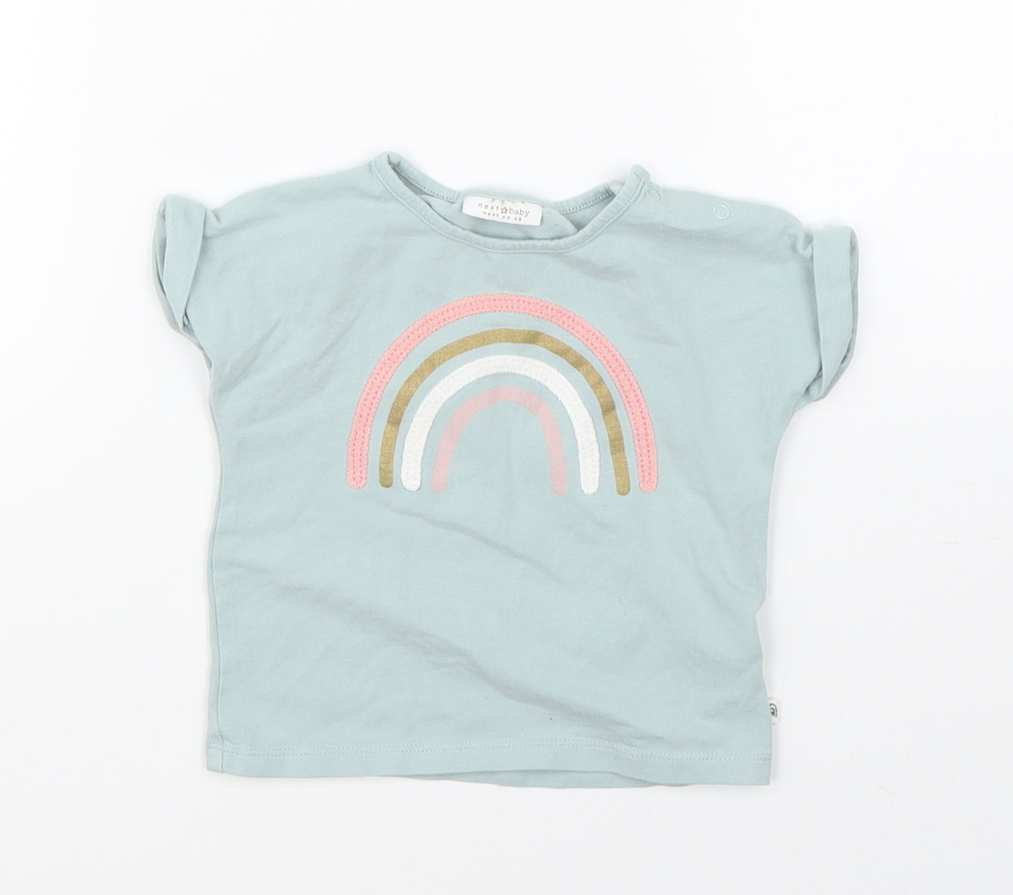 NEXT Girls Green   Basic T-Shirt Size 6-9 Months
