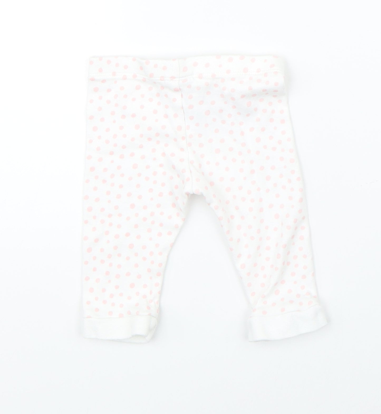Disney Girls White Polka Dot   Pyjama Pants Size 3-6 Months