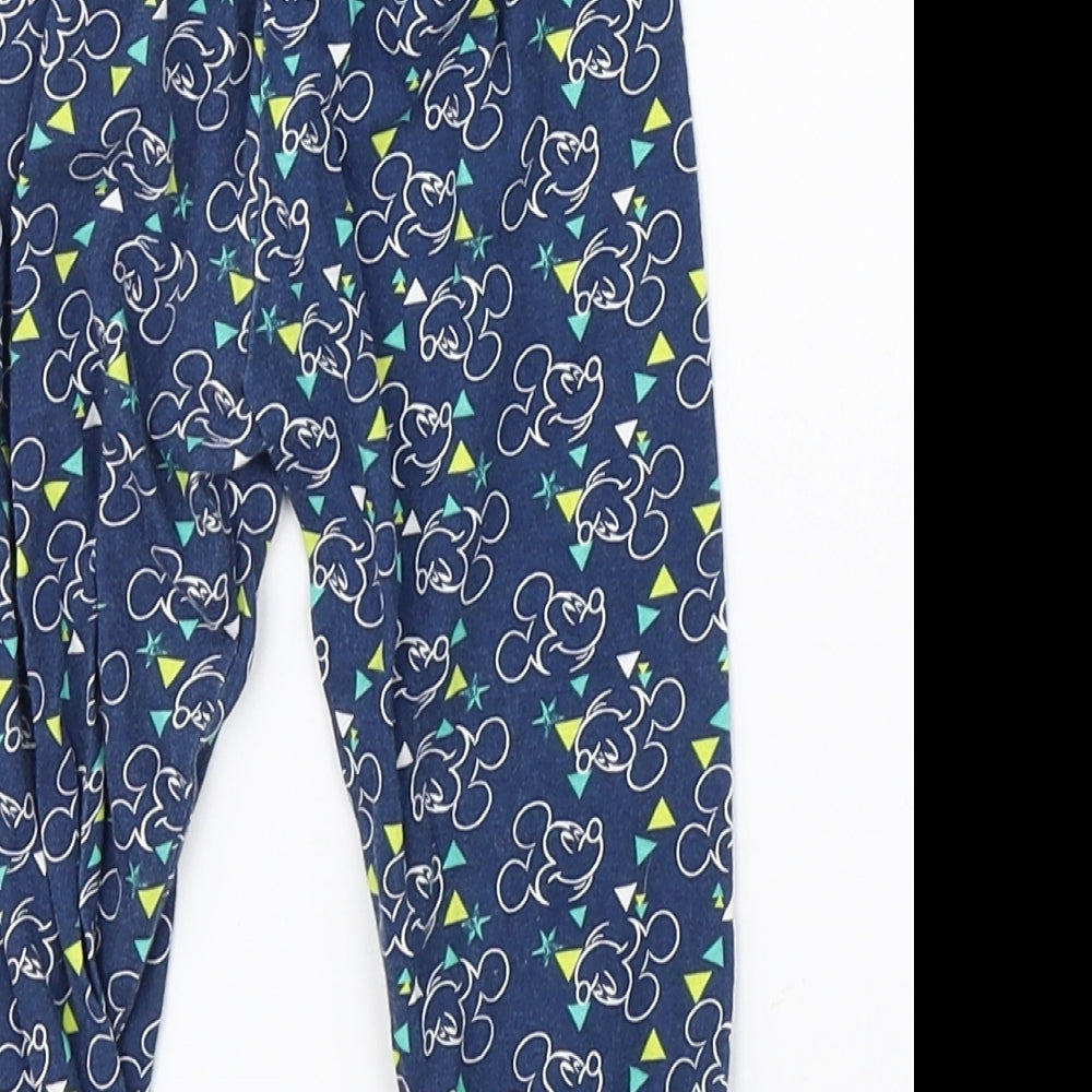 Disney Baby Blue    Pyjama Pants Size 6-9 Months  - disney mickey mouse