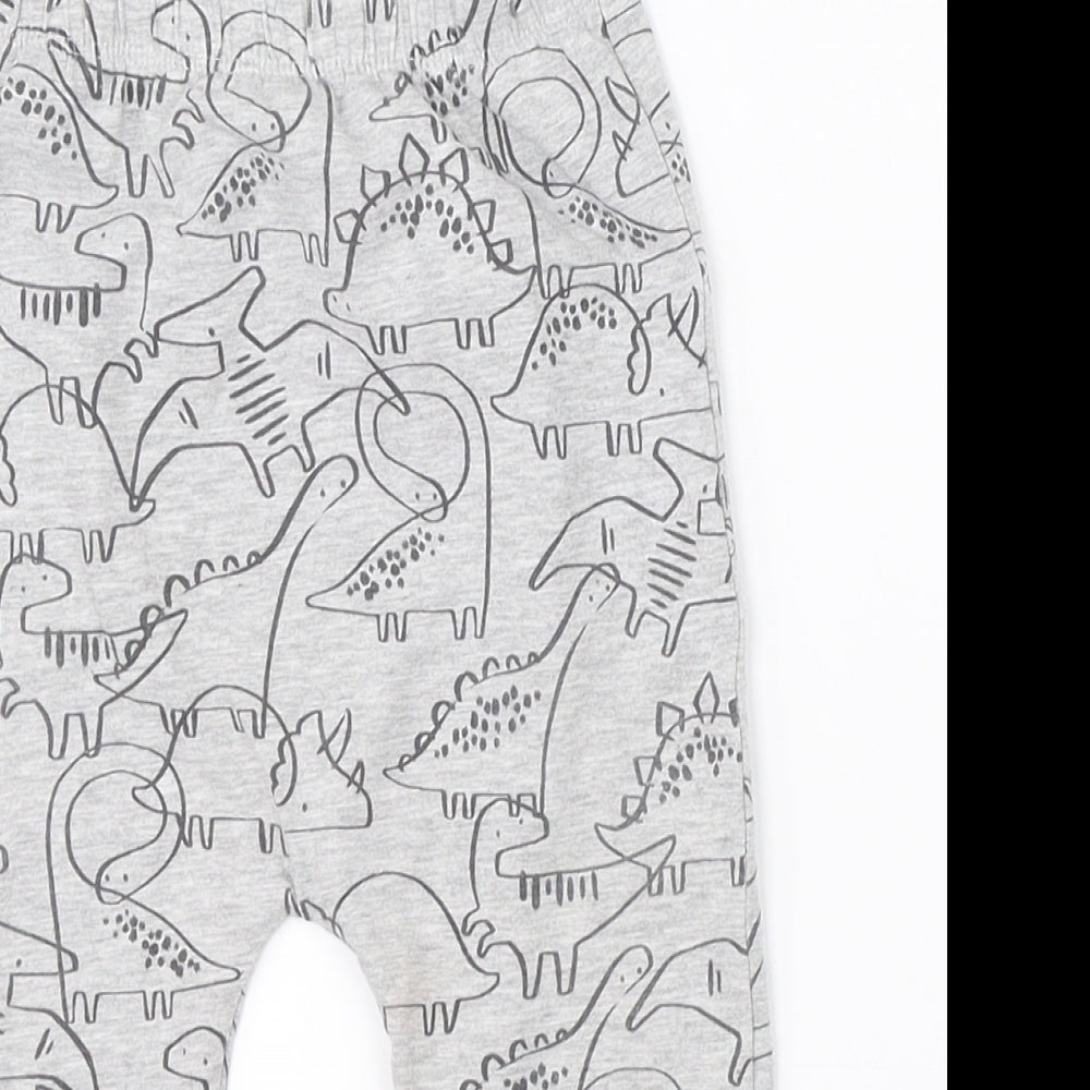TU Boys Grey    Pyjama Pants Size 12-18 Months  - dinosaurs