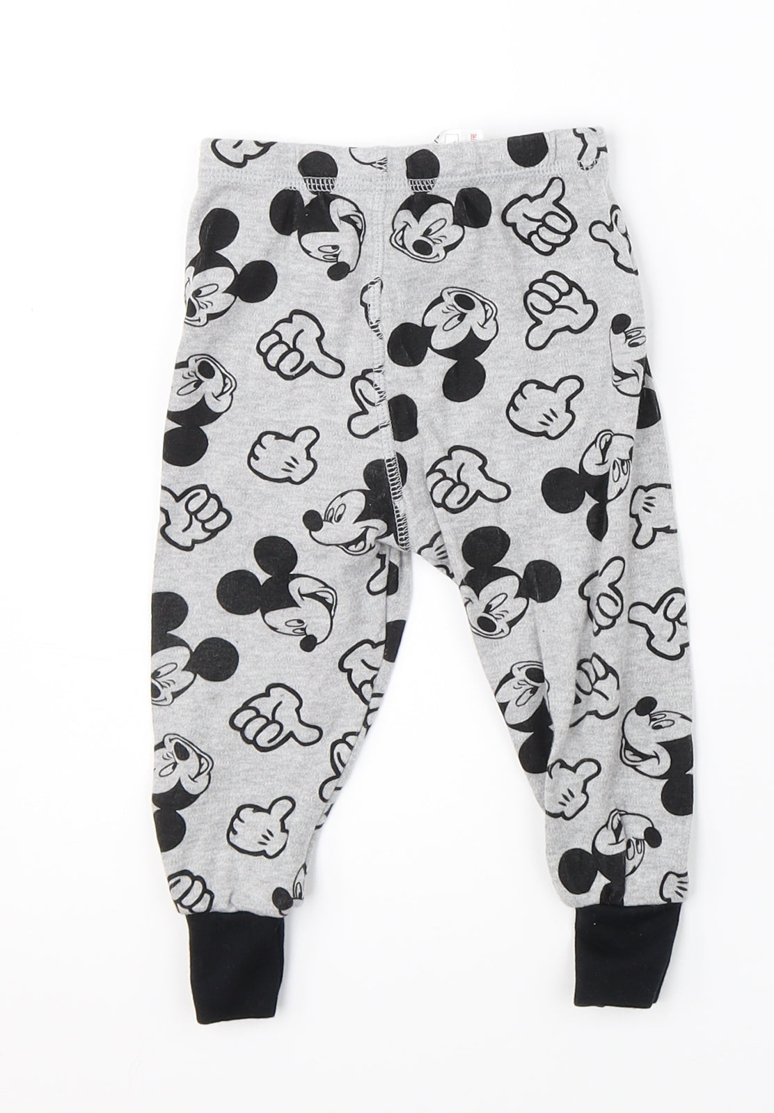 George Boys Grey    Pyjama Pants Size 12-18 Months  - disney mickey mouse
