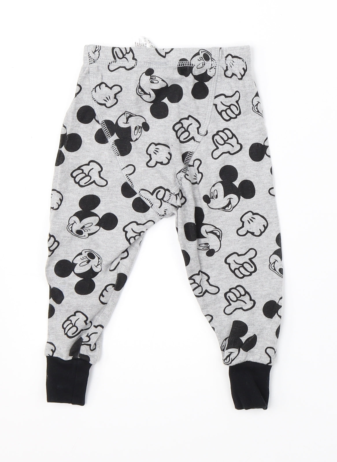 George Boys Grey    Pyjama Pants Size 12-18 Months  - disney mickey mouse