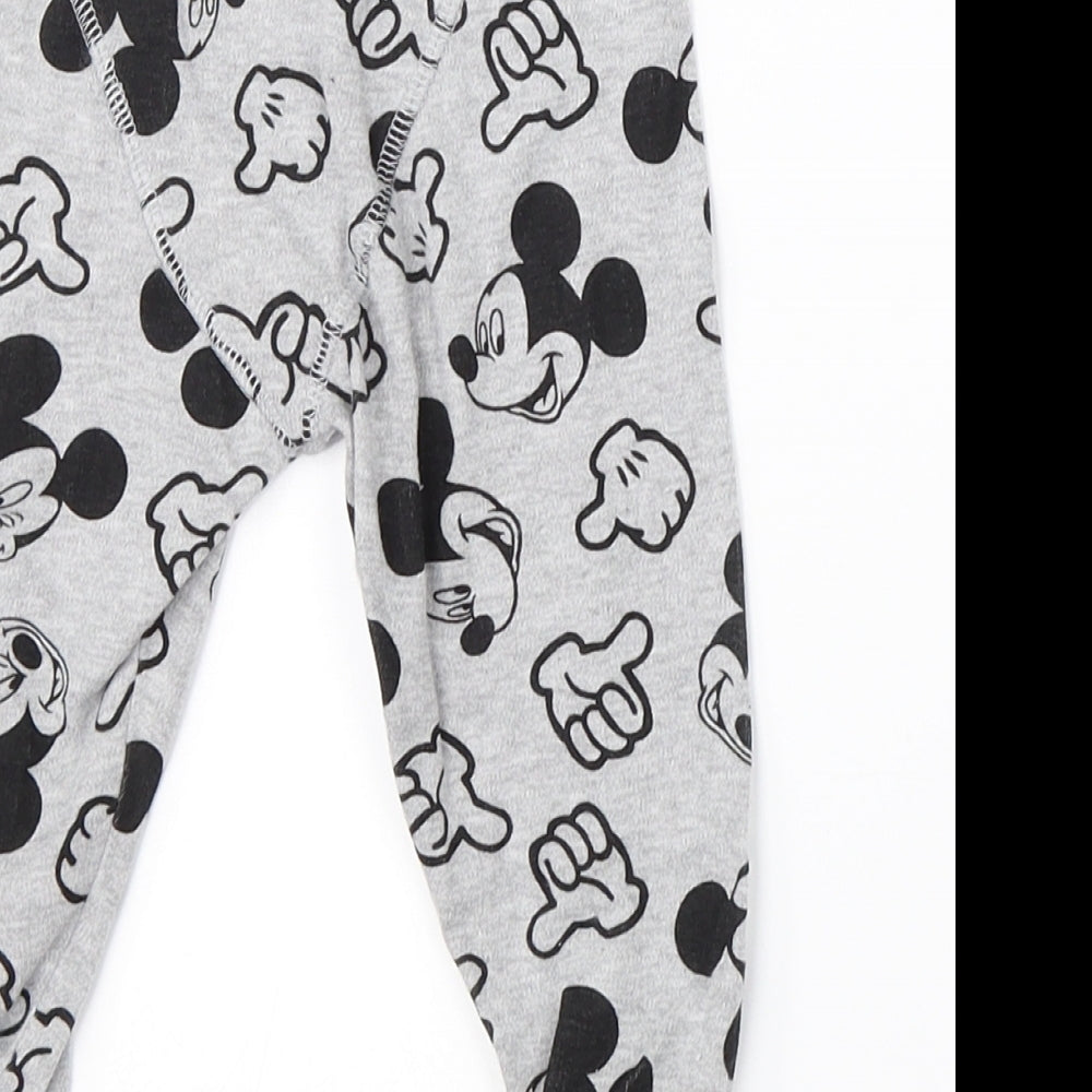 George Boys Grey    Pyjama Pants Size 12-18 Months  - disney mickey mouse