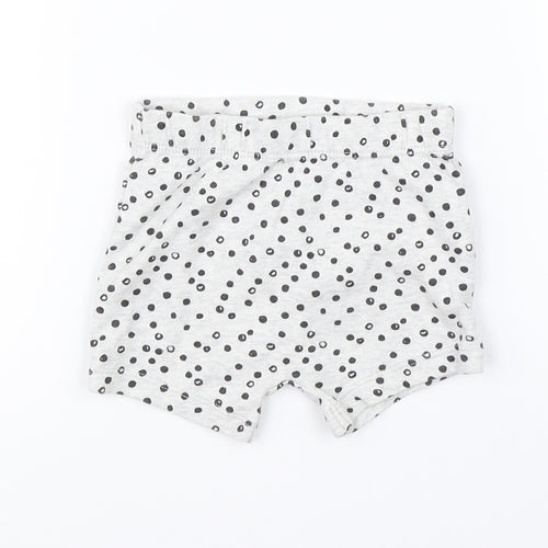 Preworn Baby Grey Polka Dot   Sleep Shorts Size 6-9 Months